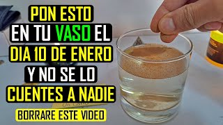 ¡Pon ESTO en TU VASO el 10 de ENERO y GANA MUCHO DINERO en 2025! | Mente Positiva