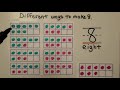 Counting to 8 with Frames and Pairs