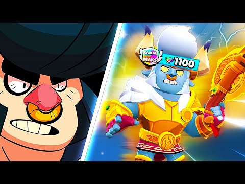 OYUN TARİHİNİN EN İYİ KOSTÜMÜ İLE 1100 KUPA YAPIYORUM..! MİNATOR BULL - BRAWL STARS