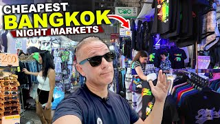BANGKOK'S Cheapest Night Markets | Best Places To Shop At Night Prices & Quality #livelovethailand