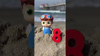 Contando en la arena 🏝️ #CaricaturasParaNiños #CoComelon #Playa #Números