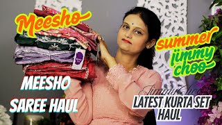 *Huge* Meesho Jimmy Choo Saree Collection | Meesho Trending Sarees |kurta set