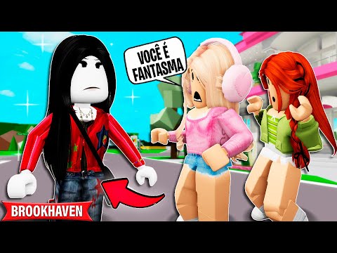 MINHA AMIGA É UM FANTASMA | Historinhas Brookhaven Roblox | Bibi e Lud