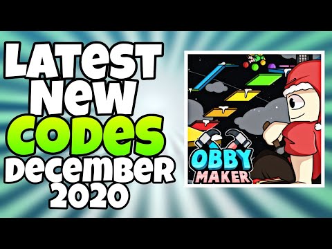 Codes For Obby Maker 07 2021 - roblox obby maker codes