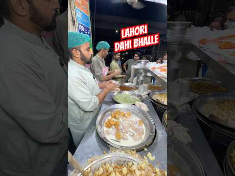 Lahori Dahi bhalle Only 190😍🔥 #shorts #shortsvideo #pakistanifood