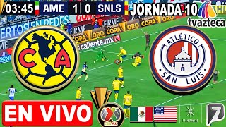 🔴 EN VIVO: ATLÉTICO SAN LUIS vs AMÉRICA | ✅TUBI TV |JORNADA 10 2025 | Donde ver América vs San Luis