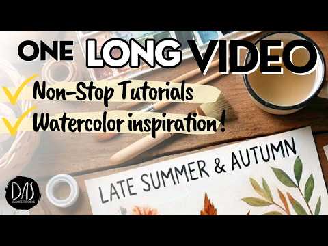 DIVE DEEP into WATERCOLOR - SIX HOURS of nonstop realtime beginner friendly tutorials