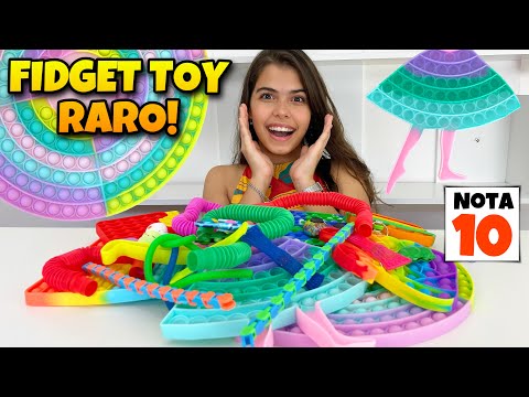 TESTANDO E AVALIANDO MEUS NOVOS FIDGET TOYS | NICOLE DUMER