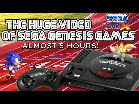 The HUGE Video of Sega Genesis Games - 5 Hour Compilation!