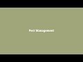 Pest Management and Food Safety Practices