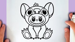 How to Draw Labubu Stitch – Cute Crossover Tutorial!