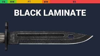 Bayonet Black Laminate Wear Preview