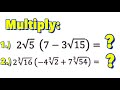 Radical Expressions and Operations