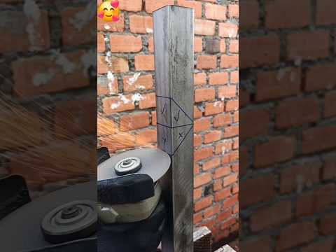 90° square metal joining trick without welding#technique #idea #welding