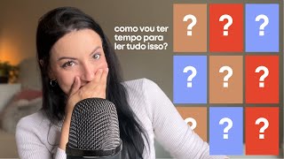 planejando minhas próximas leituras depois da mudança ✨ lançamentos, biblion, skeelo e desafios