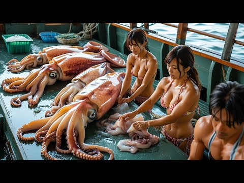 Peruvian Fishermen Haul in Hundreds of Giant Squid Every Day – You Won’t Believe How They Do It