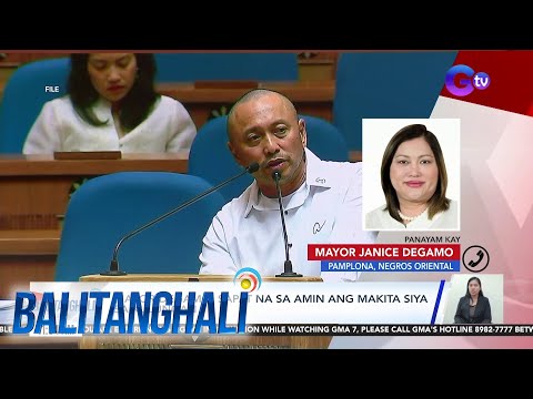 Panayam kay Pamplona Mayor Janice Degamo, ukol sa pag-aresto kay dating ...