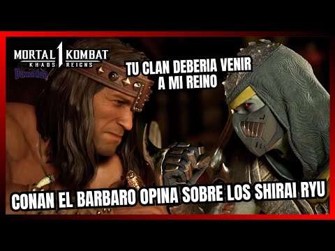 Conan el Barbaro opina sobre los Shirai Ryu Mortal Kombat 1 Khaos Reigns Español Latino