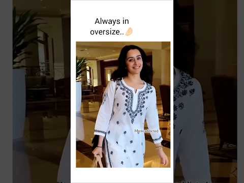 Why always in oversize....😻🤌🏻#bollywood #shraddha #shraddhakapoor #fashion #viralshort #shorts#love