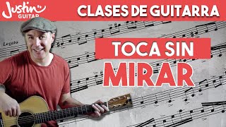 Así es como puedes tocar la guitarra sin mirar los trastes
