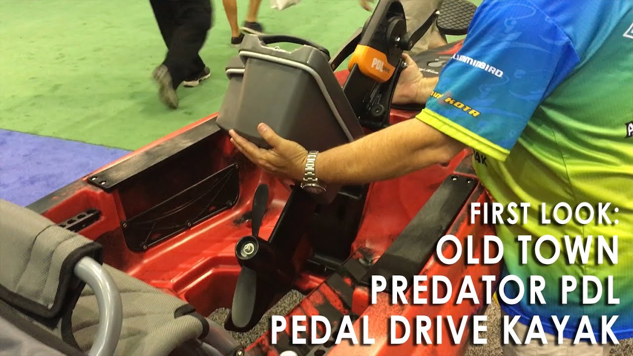 NEW Old Town Predator PDL Pedal Drive Kayak - ICAST 2016