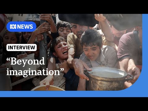 YouTube video thumbnail: Australian Medics Warn of 'Total Annihilation of Life' in Gaza