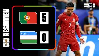 Portugal 5 – 0 Uzbekistán | Resumen Copa Mundial de la FIFA 2026™
