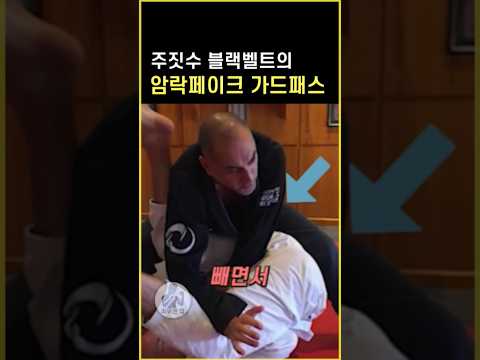 주짓수 블랙벨트의 암락 페이크 가드패스