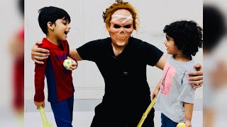 Shanu aali nay bhoot kay sath cricket 🏏 kheli #funny #comedy #trending #youtubeshorts #vlog