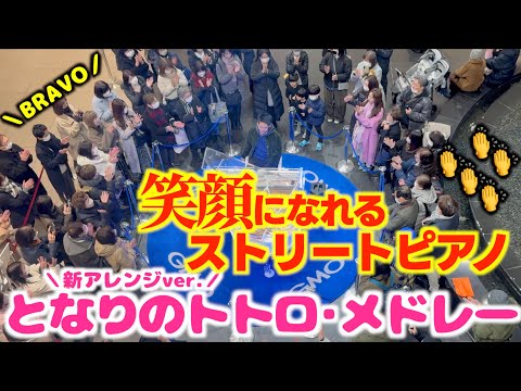 元気になれるストリートピアノ｡となりのトトロメドレー！[GMO LIVE]