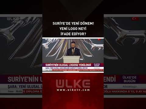 Suriye'de Yeni Dönem! Yeni Logo Neyi İfade Ediyor? #shorts