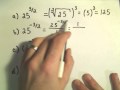 Evaluating Numbers with Rational Exponents and Radical Notation