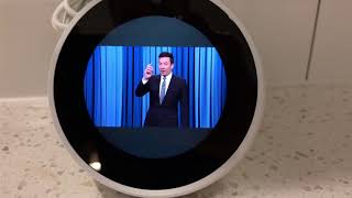 What does video look like on Amazon Echo Spot?