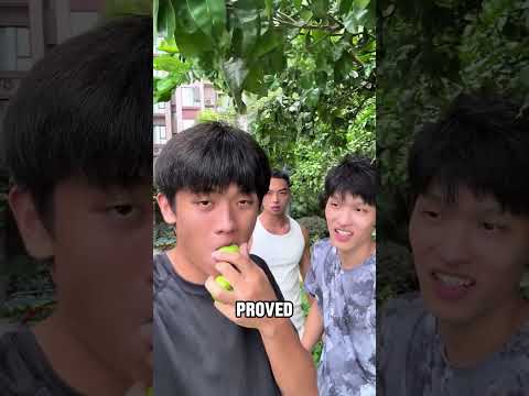 Sour Apple Friend Trick #experiment
