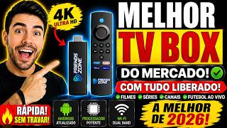 A NOVA MELHOR TV BOX DO MERCADO 2026! TV BOX RÁPIDA, COMPLETA E COM TUDO LIBERADO!