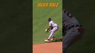 How many Shortstops make this play? Javier Baez! #shorts # #mlb