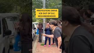 Protesters in D.C. chanted “ICE go home!” and … they did #shorts