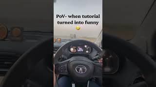 A funny tutorial | How to switch lane using dippers 😅 #tutorial #driving #shorts  #highwaydrive