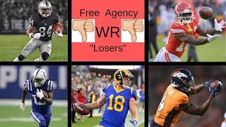 Wide Receiver Free Agency Losers Fantasy Football 2019!