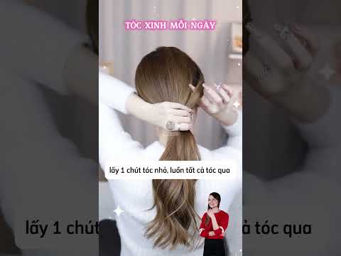 Buộc Tóc Không Cần Dây Buộc Tóc Như Idol Hàn