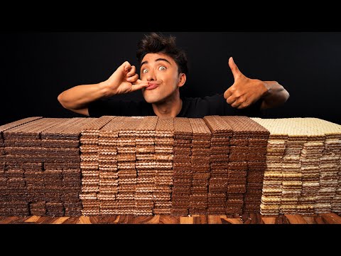 ASMR CHOCOLATE NUTELLA WAFERS MUKBANG | McBang ASMR Eating