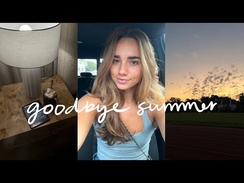 GOODBYE SUMMER | chill summer nights, Ross Ranch + sunday reset