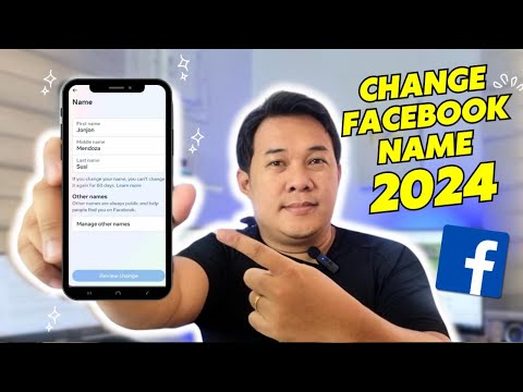 PAANO MAG PALIT NG PANGALAN SA FACEBOOK 2024