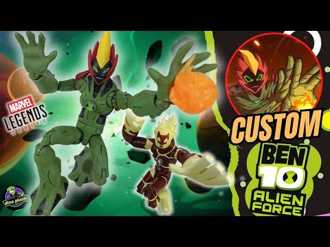 Custom fuego pantanoso Marvel Legends!!!!!! Ben 10 customs !!!! #ben10 #marvellegends