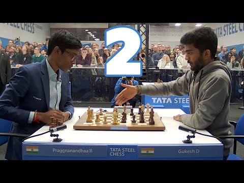 GUKESH VS PRAGG TIEBREAK TATA STEEL 2025 GAME 2!