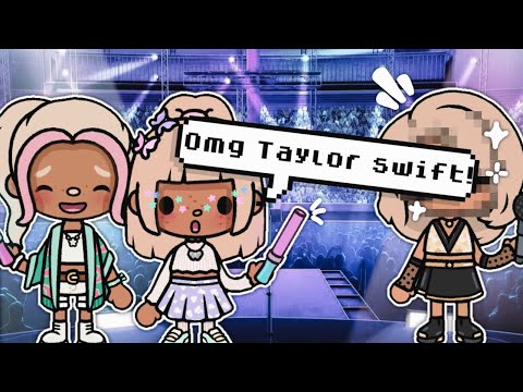 Going To A Taylor Swift CONCERT 🎵😱 | *with voice* | Toca Boca Life World Roleplay