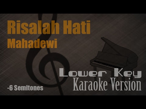 Mahadewi – Risalah Hati (Lower Key  -6 Semitones) Karaoke Version | Ayjeeme Karaoke