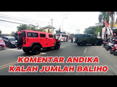 TUNGGANGAN MOBIL ANDIKA - HENDI, CAGUB CAWAGUB JATENG SAAT DATANG KE REMBANG