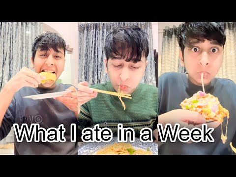 What I ate in a Week | Full Video |