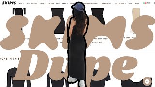 DIY Skims dress // vestido de Kim Kardashian